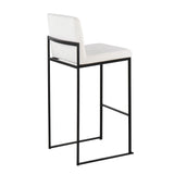 Fuji - Contemporary High Back Barstool Elegant Design - Furniture Home Direct