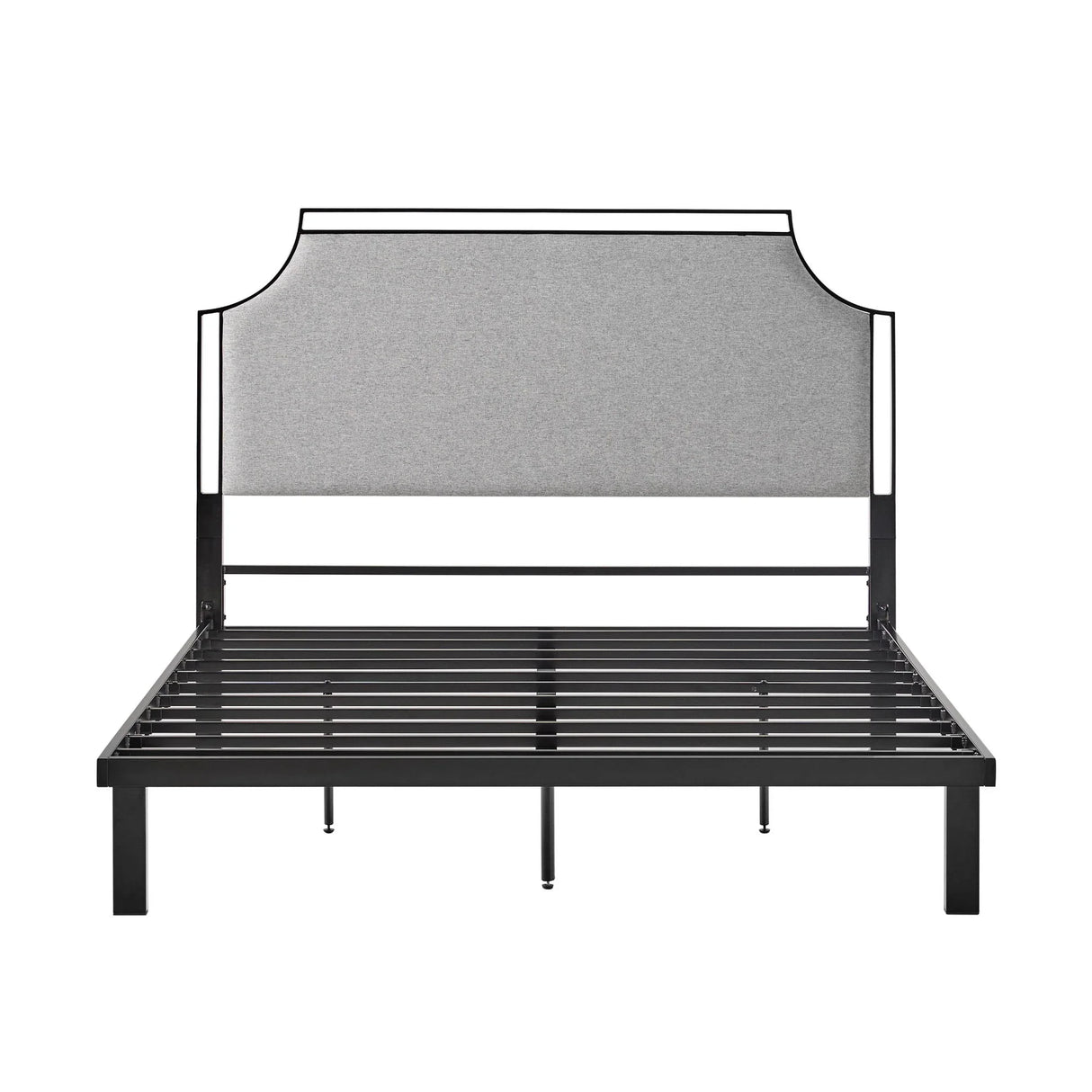 Bed Traditional Upholstered Metal - Furniture Home Direct