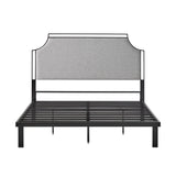 Bed Traditional Upholstered Metal - Furniture Home Direct