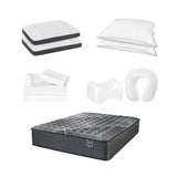 Comfort Care - Hybrid Restful Nights Plush Mattress With 12 Piece Comfort Bedding Pack - Furniture Home Direct