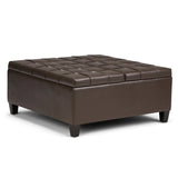 Harrison - Upholstered Coffee Table Storage Ottoman - Furniture Home Direct