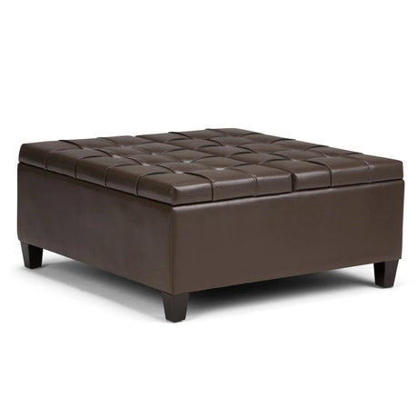 Harrison - Upholstered Coffee Table Storage Ottoman - Furniture Home Direct