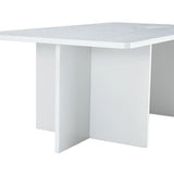 Coffee Table With X Leg Design For Living Room White - Furniture Home Direct