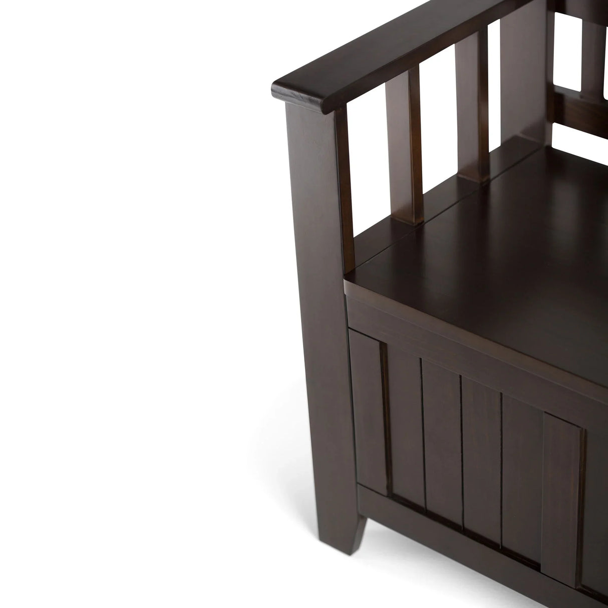 Acadian - Entryway Storage Bench, Handcrafted - Furniture Home Direct