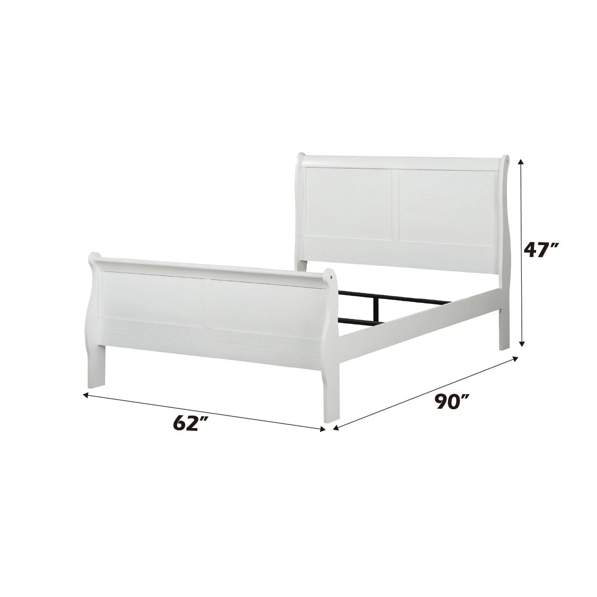 Louis Philippe - Sleigh Style Bed - Furniture Home Direct