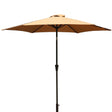 9' Pole Umbrella With Carry Bag - Taupe - Furniture Home Direct