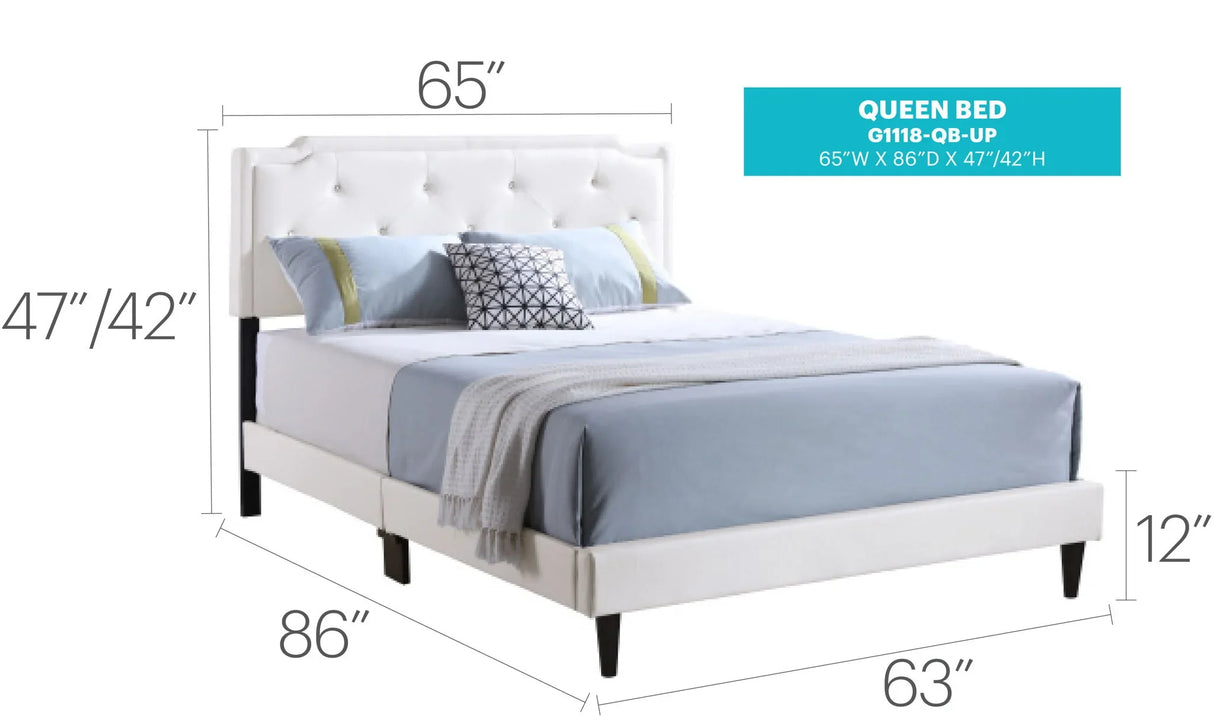 Button Tufted Bed Charming For Cozy Spaces - Furniture Home Direct