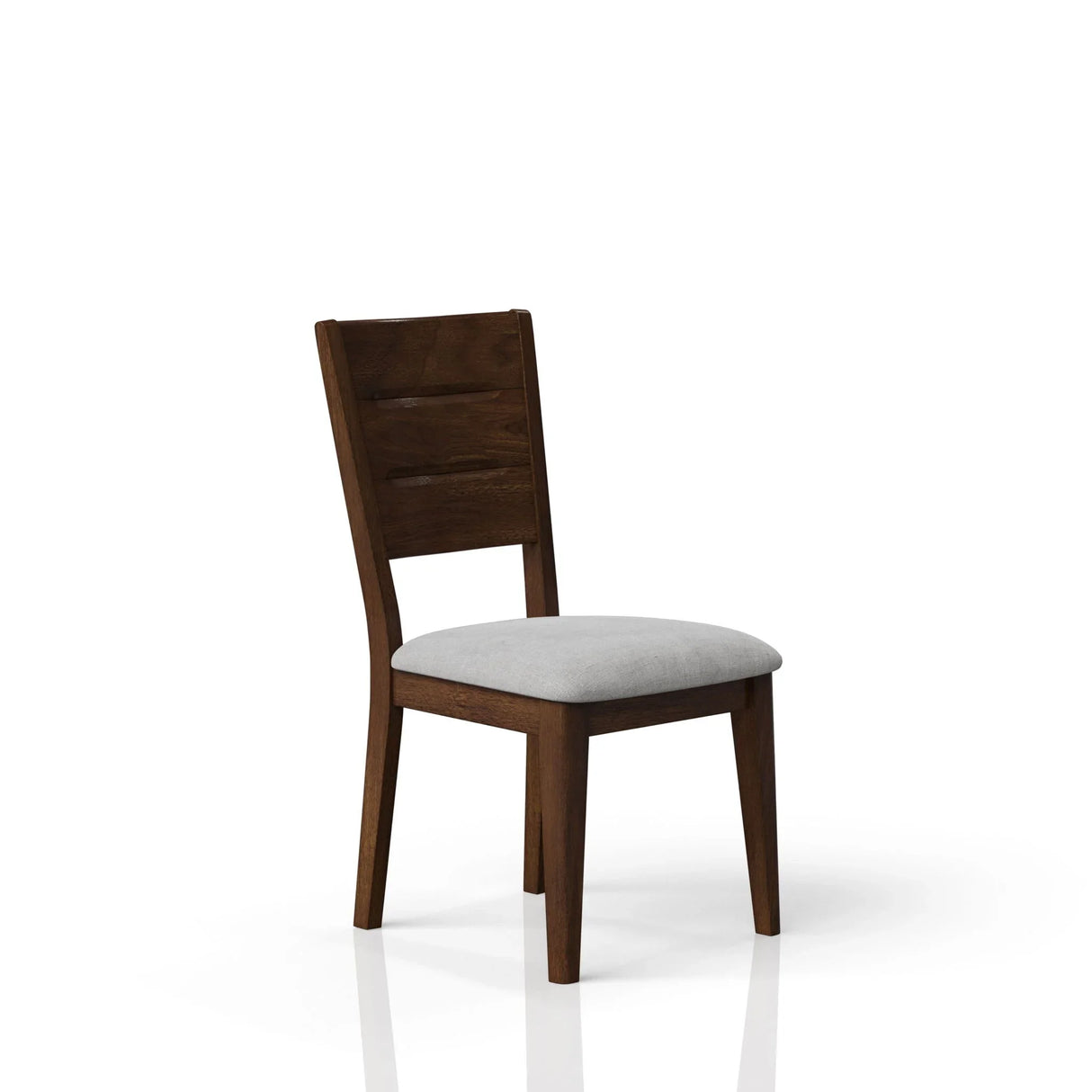 Mid Century Modern Dining Chairs Upholstered Side Chair - Cherry - Furniture Home Direct