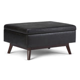 Owen - Upholstered Rectangular Storage Ottoman - Furniture Home Direct