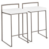 Fuji - Industrial Stackable Counter Stool Elegant Design - Furniture Home Direct
