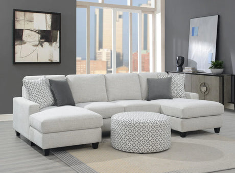Ranger - Round Ottoman - Gray - Furniture Home Direct