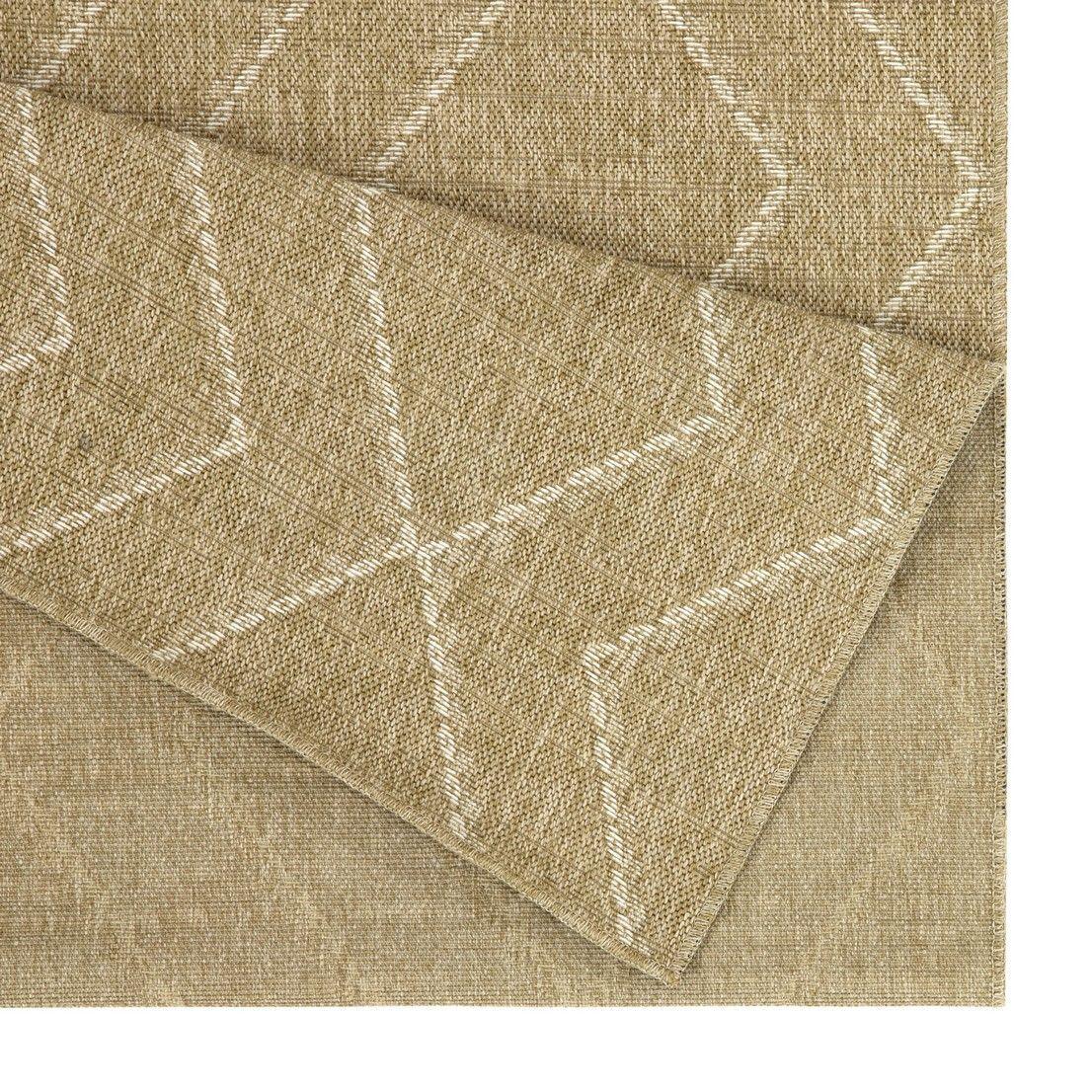 Earth - Indoor / Outdoor Area Rug - Jute / White - Furniture Home Direct