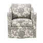 Wide Seat Arm Chair With 360 Degree Rotation - Furniture Home Direct