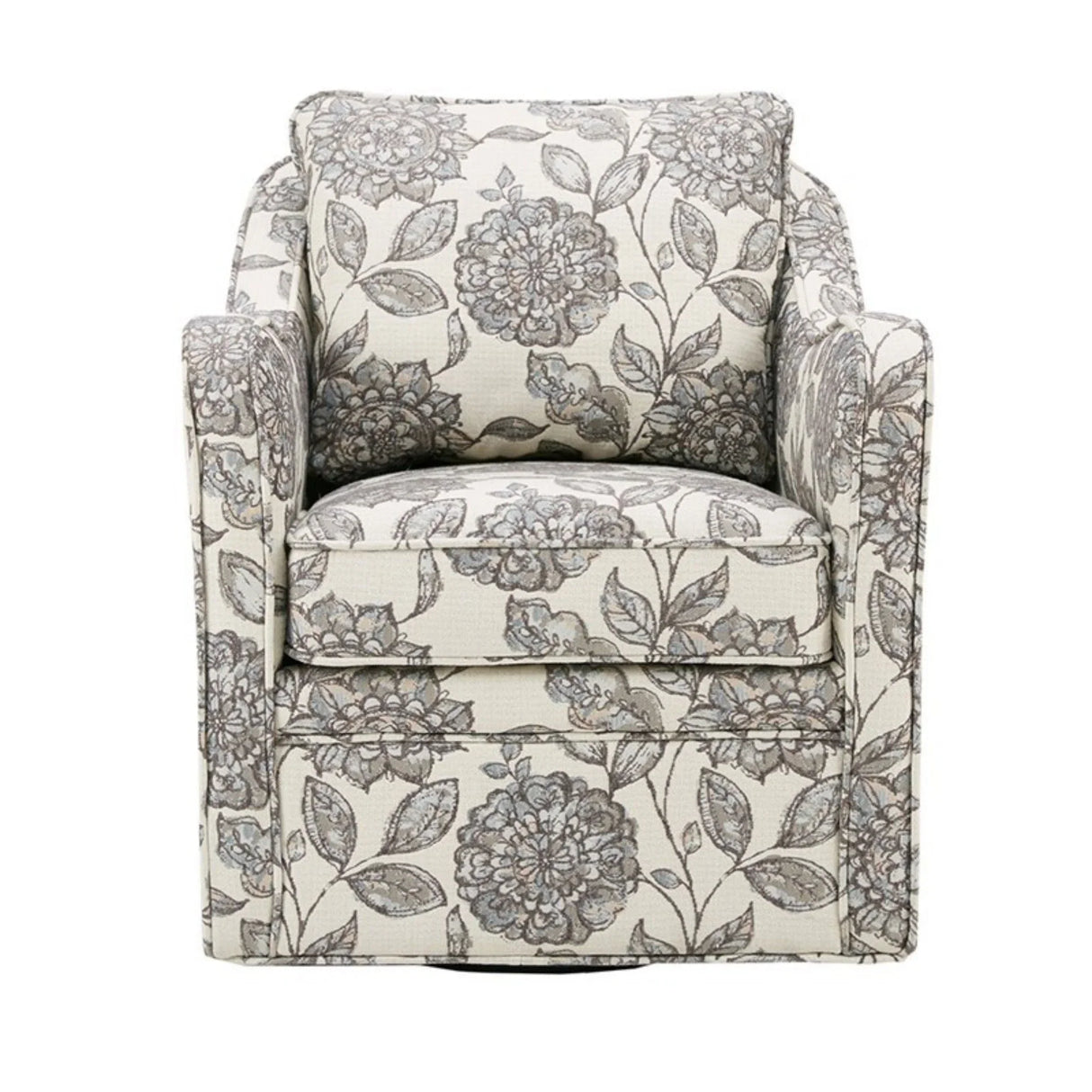 Wide Seat Arm Chair With 360 Degree Rotation - Furniture Home Direct