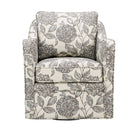 Wide Seat Arm Chair With 360 Degree Rotation - Furniture Home Direct