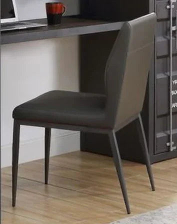Cargo - Synthetic Leather Chair - Gunmetal - Furniture Home Direct