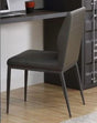 Cargo - Synthetic Leather Chair - Gunmetal - Furniture Home Direct