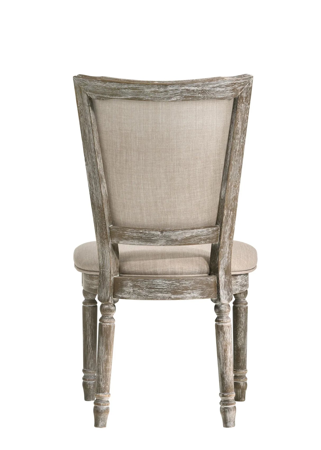 Gabrian - Two Tone, Reclaimed Side Chair (Set of 2) - Beige / Gray - Furniture Home Direct
