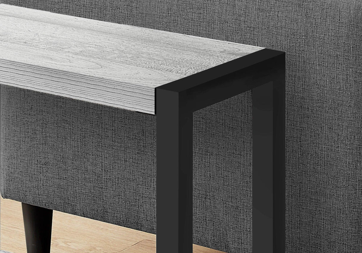 Accent Side Table, Narrow, Small, 2 Tier, Contemporary And Modern - Furniture Home Direct