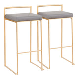 Fuji - Contemporary / Glam & Quality Construction Barstool - Furniture Home Direct