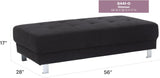 Contemporary Ottoman For Living Rooms - Furniture Home Direct
