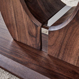 Coffee Table Modern Rectangular Walnut Finish Walnut - Furniture Home Direct