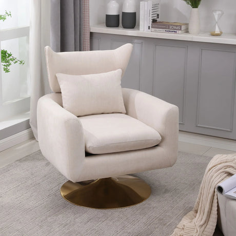 Classic Mid-Century 360 Degree Swivel Accent Chair - Furniture Home Direct
