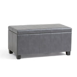 Dover - Upholstered Storage Ottoman Bench - Furniture Home Direct