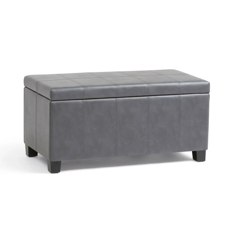 Dover - Upholstered Storage Ottoman Bench - Furniture Home Direct