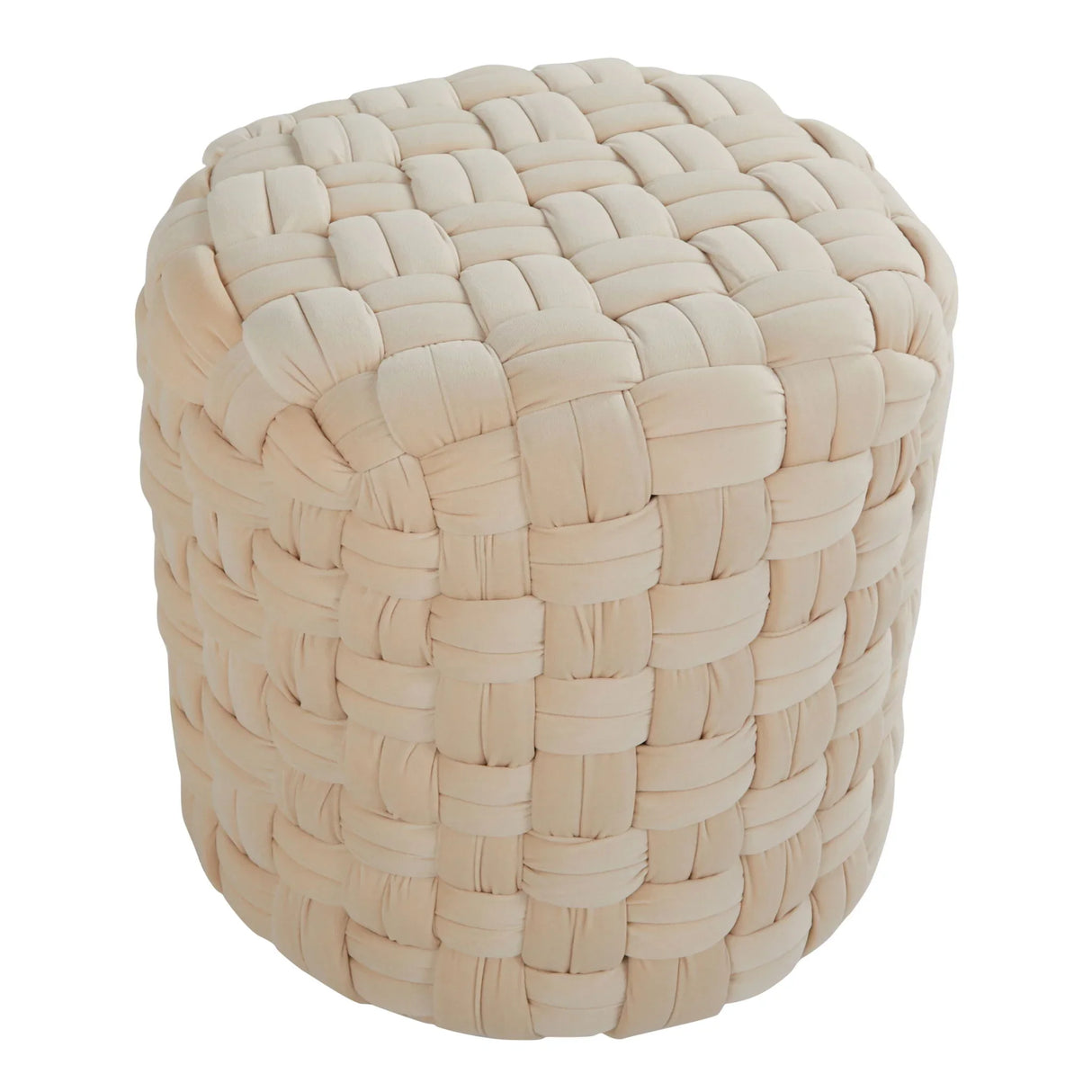 Braided - Versatile Round Ottoman - Furniture Home Direct
