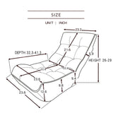 Reclining Japanese Chair Lazy Sofa Tatami Balcony Adjustable Chair - Furniture Home Direct
