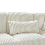 Sectional Sofa U Shaped Oversized With Chaise Beige - Furniture Home Direct