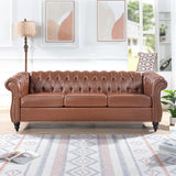 Rolled Arm Chesterfield 3 Seater Sofa - Furniture Home Direct