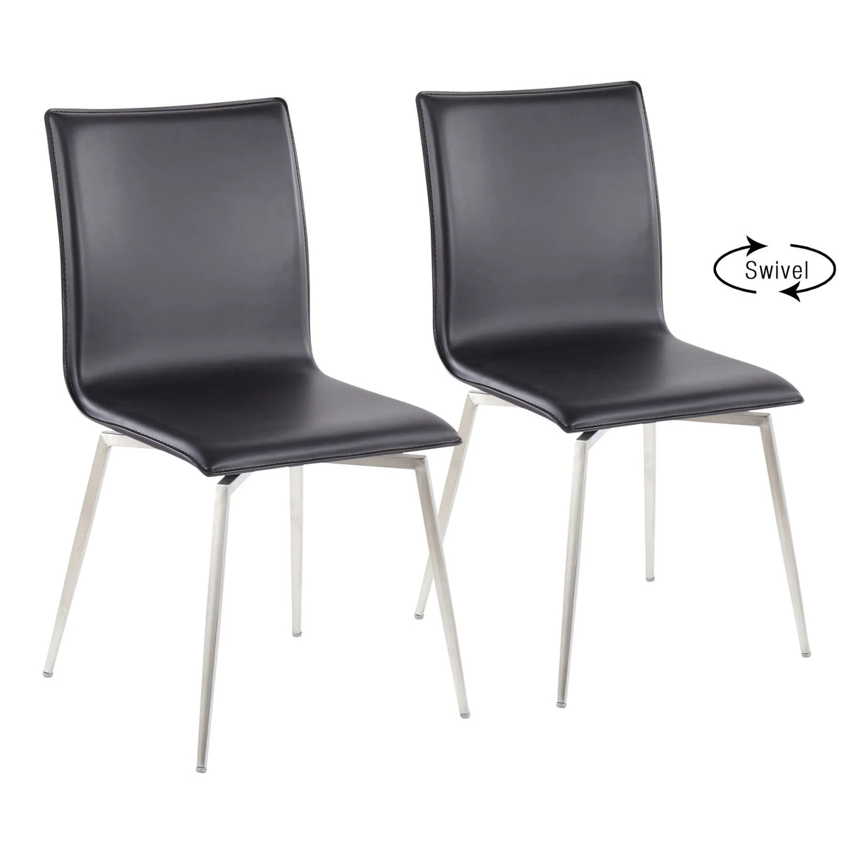 Mason - Contemporary Upholste Chair (Set of 2) - Furniture Home Direct