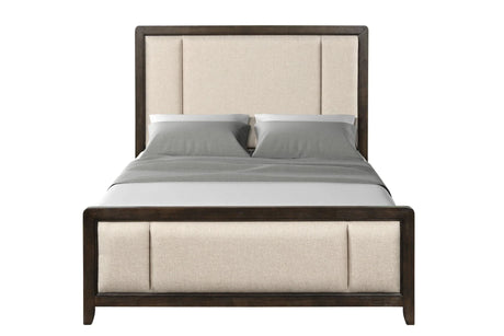 Upholstered Headboard & Footboard With Traditional Styling Bed - Furniture Home Direct