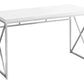 Computer Desk For Home Office, Laptop, Glossy Contemporary & Modern - Furniture Home Direct