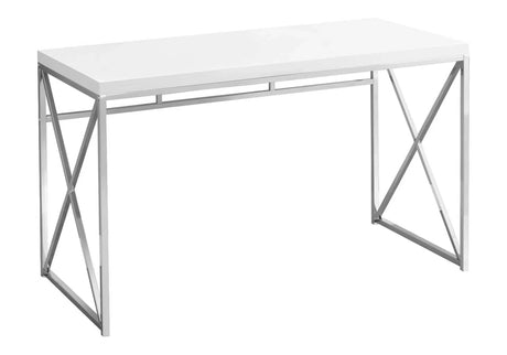 Computer Desk For Home Office, Laptop, Glossy Contemporary & Modern - Furniture Home Direct