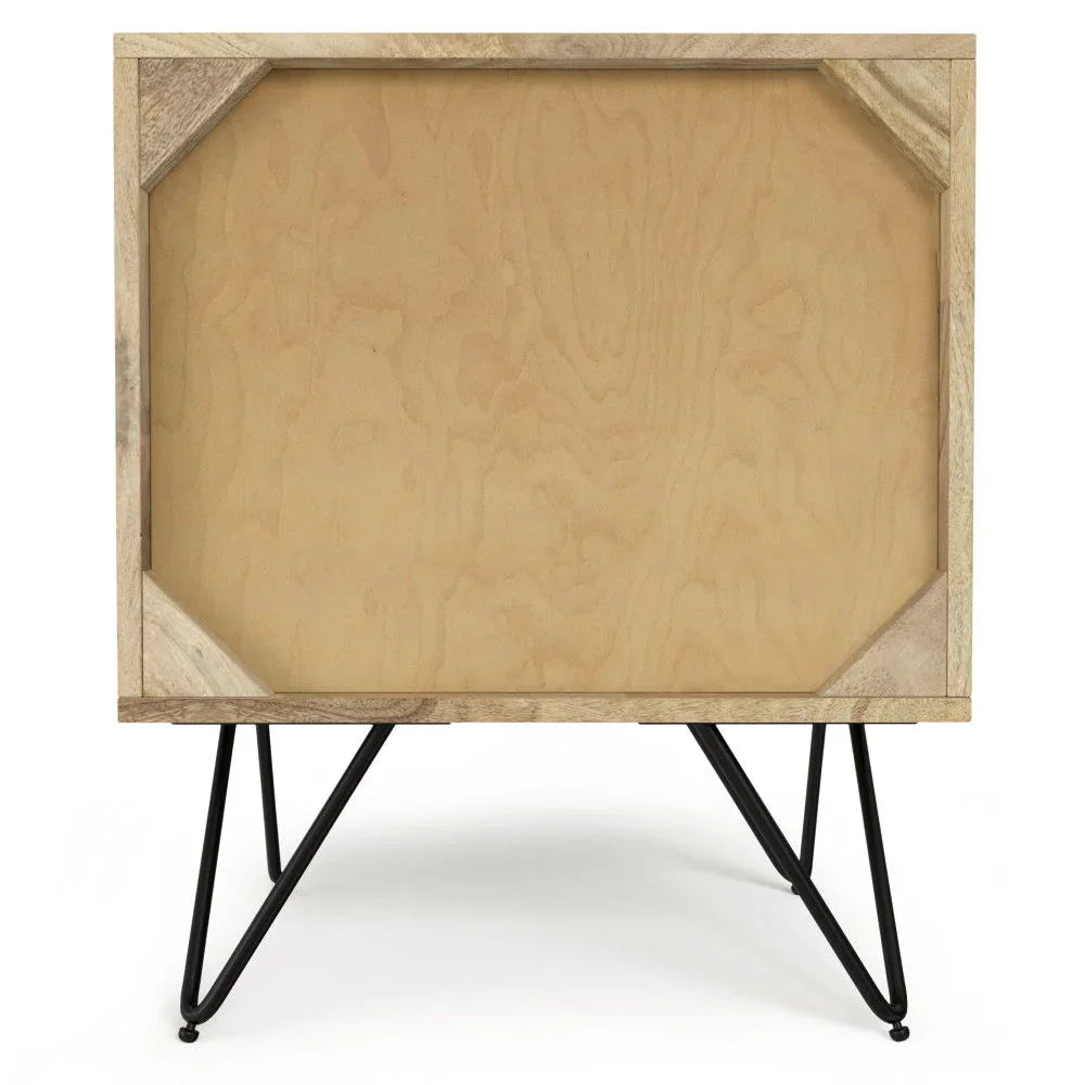 Hunter - Nightstand - Natural - Furniture Home Direct