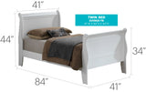 Panel Sleigh Bed - Furniture Home Direct