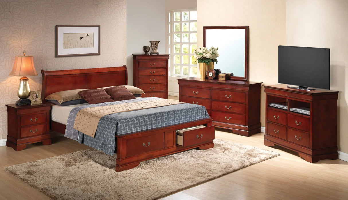 Louis Phillipe - Storage Bed - Furniture Home Direct
