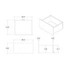 Skye - Marble Dresser - White - Furniture Home Direct