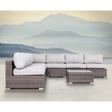 Seating Set With Cushions Handcrafted Wicker Design - Furniture Home Direct