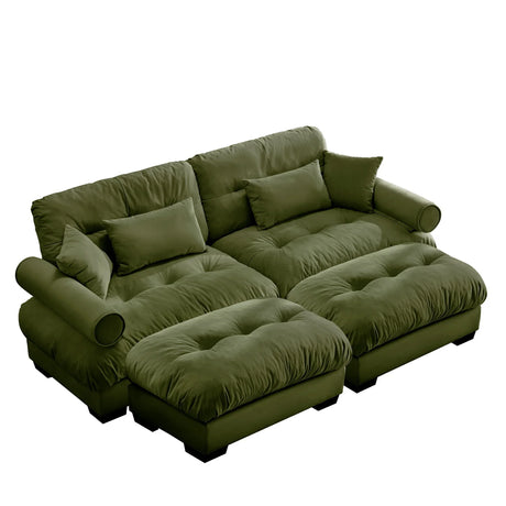 Super Comfort Oversized Modular Sectional Sofa With Movable Ottoman - Furniture Home Direct