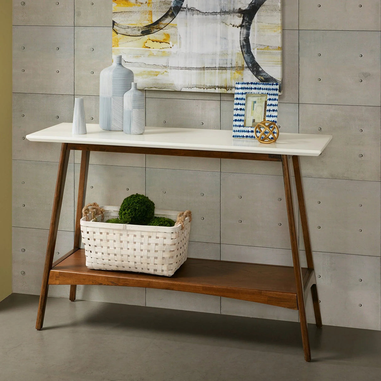 Modern Table With Extra Storage - Furniture Home Direct