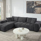 Chosen - Sectional Sofa With Toss Pillows And Chaise - Furniture Home Direct