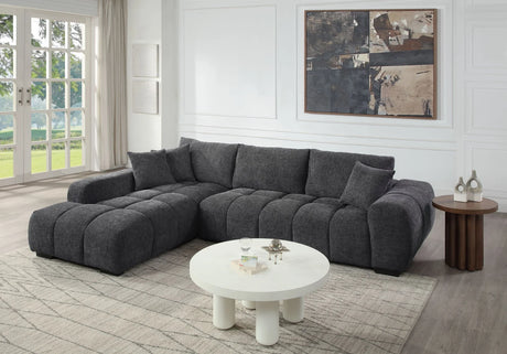 Chosen - Sectional Sofa With Toss Pillows And Chaise - Furniture Home Direct