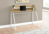Computer Desk For Home Office, Laptop, Storage Shelves, Marble Look Contemporary & Modern - Furniture Home Direct