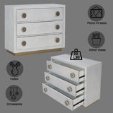 Anpu - Faux Crocodile Skin Console Cabinet - Silver - Furniture Home Direct