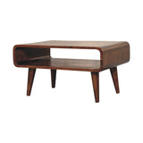 Solid Wood Open Media Unit - Furniture Home Direct