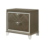 Skylar - Nightstand - Champagne - Furniture Home Direct